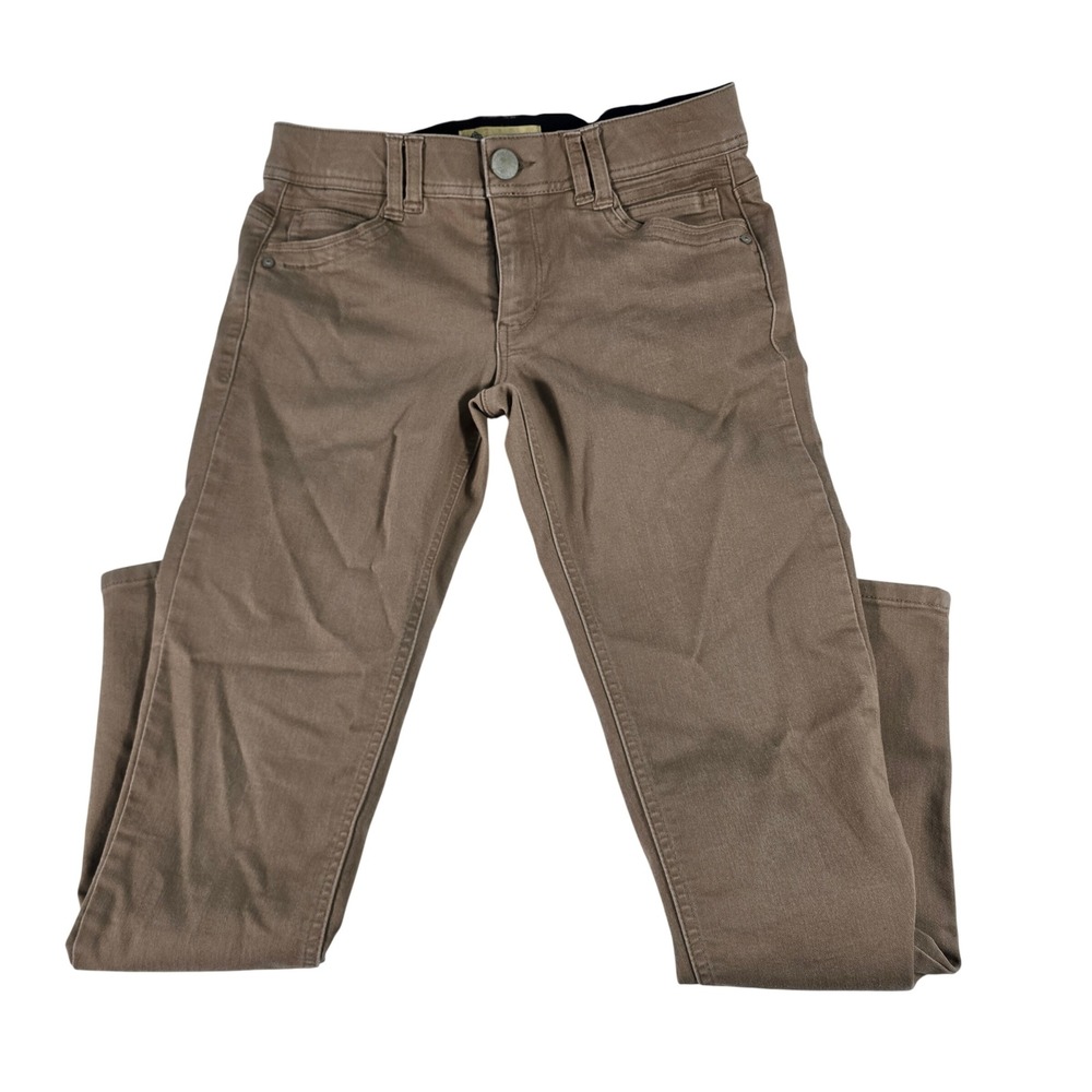 Democracy Ab technology‎ Skinny Pants Tan Khaki Mid Rise Size 4 B1304PEX2XX